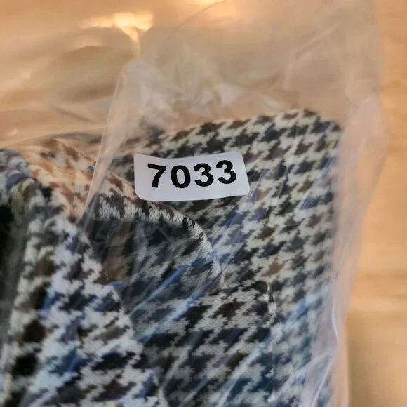 NEW Maurices Women's Double Breasted Blazer Jacket Houndstooth Tan/Brown Size XL - Picture 15 of 15